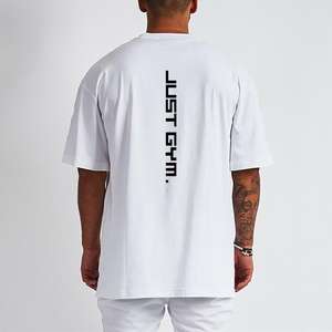 Muscle Guys Summer Casual Trendy Camiseta de gran tamaño Impresión de letras Simple Cómodo Coreano Manga corta - Product Image 4