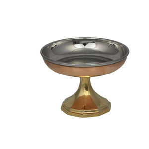 Crème glacée Snack Dessert ustensiles de cuisine abd party ware utiliser tasse en acier inoxydable et base en laiton avec produit de vente - Product Image 3