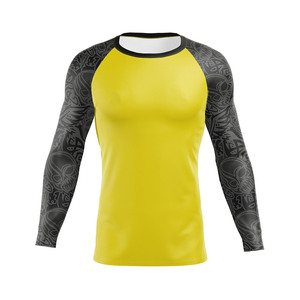 Best Quality Anti-UV Compression Shirt <b>for</b> Men <b>Women</b> Sun Screen Protection Printed BJJ <b>Rash</b> <b>Guard</b> Short Wholesale Available - Product Image 3