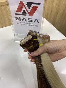 Raw Tape Extensiones de cabello virgen europeo Onda natural Alta calidad 100% Sin procesar Sin enredos Sin desprendimiento con precio al por mayor - Product Image 4