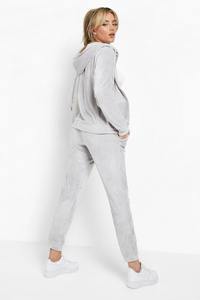 Conjunto Deportivo de Felpa de Algodón para Mujer, con Cremallera, Estilo Urbano para Adultos - Product Image 2