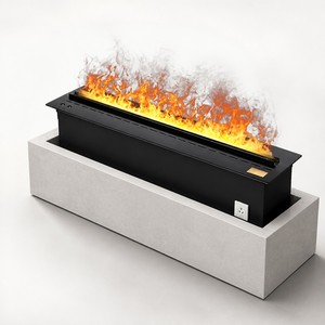Chimenea de Vapor Atomizada 3D Personalizada de 1.5, Núcleo de Chimenea Integrado, Decoración con Llama Simulada, Inteligente, para Sala de Estar de Villa - Product Image 1