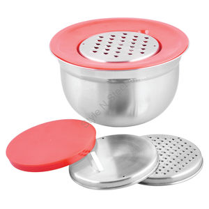 ชามเหล็กกล้าเยอรมันที่มีสีแดง - Product Image 1