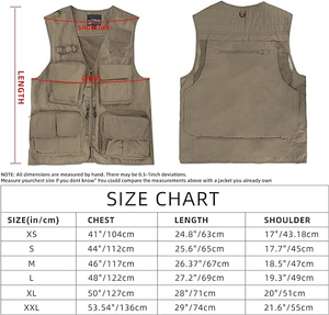 Chaleco de Caza Unisex de Invierno con Camuflaje, Multibolsillos, para Senderismo al Aire Libre, Impermeable, Cortavientos, Transpirable, con Malla y Estampado - Product Image 6