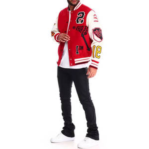 Chaqueta universitaria personalizada para hombre, ropa de béisbol de excelente calidad para la calle con bordado, últimas opciones de tamaño y color - Product Image 6