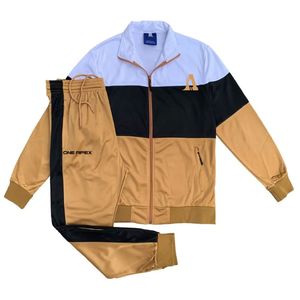 Survêtement d'automne pour hommes de haute qualité 100% coton vêtements de sport survêtement ensemble de sport à fermeture éclair complète vêtements décontractés survêtement pour hommes - Product Image 1