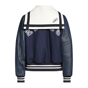 Offre Spéciale réversible Varsity veste pour femmes nouveau Letterman vestes Bomber Baseball manteaux grande taille XL laine doublure tissu solide - Product Image 2