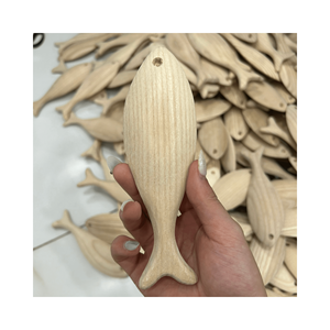 Craft Kids <b>Toy</b> Art Wooden <b>Fish</b> Shape Ornament Eco Friendly Colorful Polished Wooden <b>Fish</b> Unique Home Decor Handicraft - Product Image 4