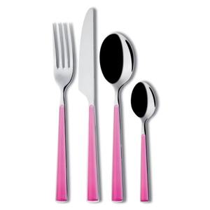 Cubiertos de acero inoxidable con acabado Chapado en Color plateado y mango largo, cubiertos aptos para lavavajillas para uso en fiestas en casa, juego de 5 - Product Image 3