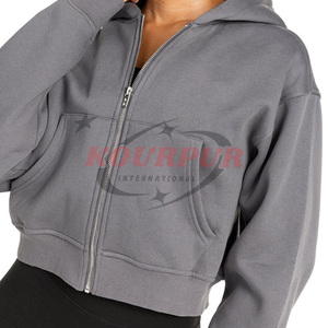 Sudadera con Capucha para Mujer, Diseño con Cierre Frontal, 100% Algodón, Diferentes Colores, Nueva Colección de Invierno, Precio al por Mayor, Altamente Recomendada - Product Image 1