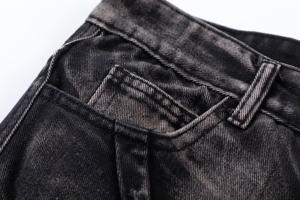 กางเกงคาร์โก้ผ้ายีนส์ทรงตรงเข้ารูปสำหรับผู้หญิงมีแบรนด์แฟชั่นใหม่ผลิตจากโรงงาน2024 - Product Image 5