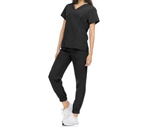 Uniformes médicaux extensibles 4 directions de qualité supérieure, personnalisés, en spandex, pour les soins de santé, uniformes d'hôpital, vente en gros - Product Image 4