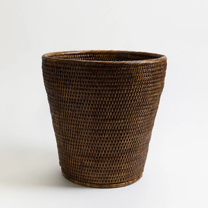 Cesta de Basura Redonda de Ratán Natural Hecha a Mano, Cesta de Plantas de Ratán de Vietnam, Éxito de Ventas - Product Image 3