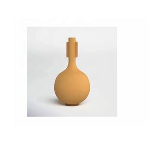 Vase de Table en Métal Décoratif Sphérique Unique Moderne Fait à la Main Vase de Table Élégant Bureau à Domicile Salon Décor de Table - Product Image 6