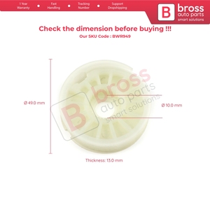 Régulateur de vitre BWR949, arrière ou avant droit pour A6 Q7 Axor Sharan Alhambra Transit Connect, arrière gauche pour X5 - Product Image 5