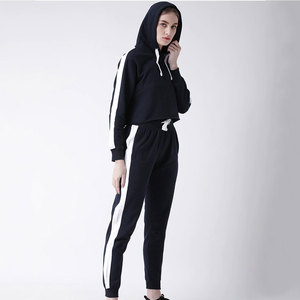 Ensemble survêtement personnalisé pour femmes, sweat-shirt et pantalon à manches longues de haute qualité, Streetwear à la mode, coupe normale, OEM - Product Image 2