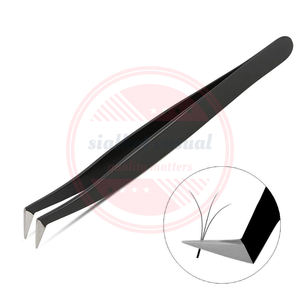 Pince à cils professionnelle la plus vendue ensemble de pinces à cils avec logo personnalisé en gros - Product Image 2