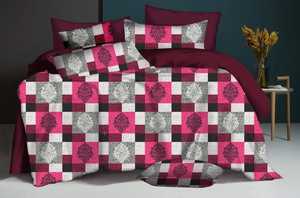 Poly <b>Cotton</b> Breathable Woven Printed Oxford <b>Fabric</b> Bed <b>Linen</b> | PU Coated | High Durability | Hospitality Healthcare Use | - Product Image 4