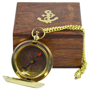 Diseño personalizado al aire libre portátil viaje brújula estilo náutico reloj de bolsillo para senderismo Camping mano latón al aire libre brújula - Product Image 5