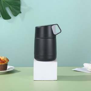 Conteneur alimentaire isotherme portable en acier inoxydable, tasse multifonctionnelle isolée pour soupe, bouillie, lait, petit-déjeuner avec cuillère - Product Image 5