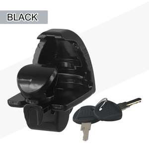Verrou de remorque robuste en métal noir avec revêtement anti-corrosion – Accessoire de contrôle de cargaison - Product Image 3