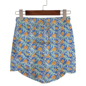 Handmade Cotton Indian Item Women's Summer Loungewear Cotton Block Print Wrap Shorts Beach Girls Collection Baby Doll Style - Product Image 5