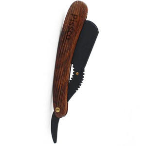 Rasoir droit pour hommes, rasoir de salon, rasoir de barbier avec votre propre marque - Product Image 3