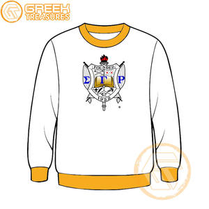 Sudadera de lana de algodón Sigma Gamma Rho personalizada de alta calidad, Jersey bordado, chaqueta para mujer, ropa griega, estilo de hermandad - Product Image 4