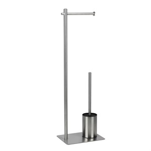 Porte-papier toilette en acier inoxydable de luxe avec un design antidérapant durable, cadeau de pendaison de crémaillère écologique - Product Image 1