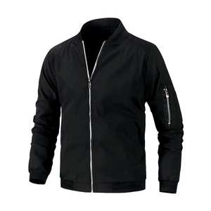 Chaqueta Bomber Deportiva de Invierno para Hombre, Precio al por Mayor, Logotipo Personalizado Bordado en la Parte Delantera, Talla Grande, Nueva Llegada - Product Image 1