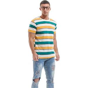 Nouvelle mode T-shirts pour hommes Chemises d'été en coton de couleur unie Meilleure qualité Streetwear T-shirt pour hommes - Product Image 1