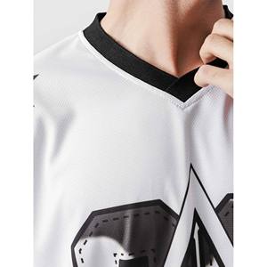 Maillot de basket-ball Star en polyester à manches courtes avec logo brodé et impression par sublimation, ensemble de maillots de football en taille XL avec motif numéroté - Product Image 5