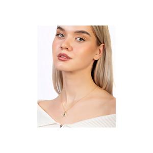 Collana da donna in argento Sterling 925 Color oro con lettere personalizzate - Product Image 4