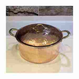 High in Demand Eco-Friendly Luxury Copper Rice <b>Dish</b> Serving <b>Dishes</b> Manufacturer & Exporter Kitchen <b>Utensils</b> Safe High Quality - Product Image 6