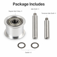 Kit de poulie de guidage pour imprimante 3D série H2, poulie de guidage de remplacement avec axe et joints