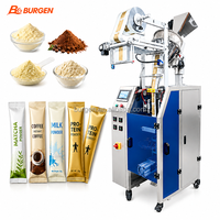 Machine d'emballage automatique de petits sachets de poudre en acier inoxydable 304, contrôlée par PLC, avec dosage précis et scellage stable pour les protéines