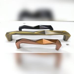 Hot Sale Modern Design Zinc Alloy Gold <b>Black</b> Furniture <b>Handles</b> Cabinet Drawer Pulls Adjustable Bedroom <b>Kitchen</b> Villa Use Durable - Product Image 1