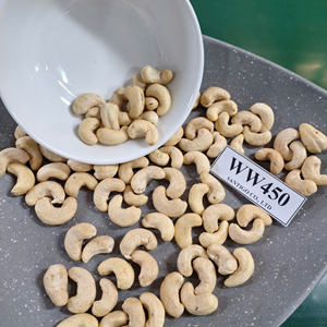 Anacardos Kaju SANTIGO de fábrica de confianza, anacardos Noix De Cajou W450 OEM, embalaje ODM - Product Image 1