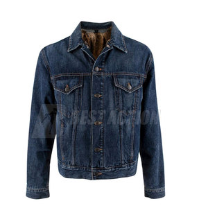 Chaqueta vaquera de algodón XL 100% para hombre, cortavientos informal de nuevo estilo de alta calidad, oferta larga de invierno, patrón decorado en línea transpirable - Product Image 6