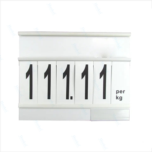 Hookei cửa hàng sản phẩm hiển thị kỹ thuật số lật biểu đồ siêu thị giá đăng Board - Product Image 4