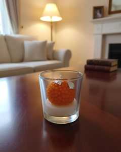 Vela de Vidrio Laddu, Vela Festiva Aromática Dulce, Ideal para Decoración del Hogar, para Regalos, Mejor Precio al por Mayor - Product Image 4