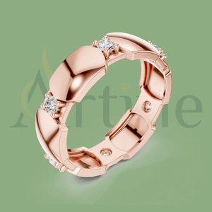 Anillo de letra ajustable de 14K Diseño elegante - Product Image 1
