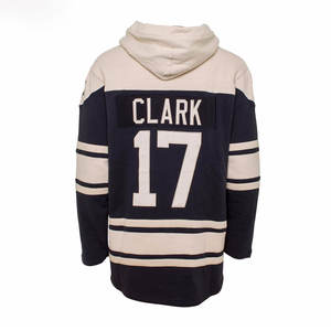 Maillot de hockey sur glace personnalisé, pas cher et unique, antibactérien, sublimation personnalisée, 100% polyester, hockey d'équipe avec capuche, lacets - Product Image 5