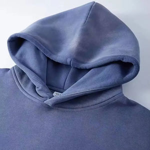 Sudadera con Capucha para Hombre, Personalizada, de Algodón 100%, Corte Regular, Efecto Desgastado, con Pedrería, para Invierno - Product Image 3