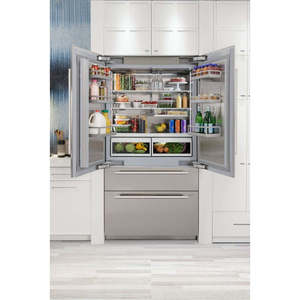 Congelador inferior eléctrico de acero inoxidable Freedom Masterpiece con puerta francesa, compresor sin escarcha, para uso doméstico y hotelero - Product Image 2