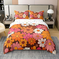 100% pur coton ensemble de literie de luxe draps doux et couette Logo personnalisé personnalisé pour la décoration de la chambre