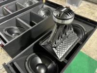 Nueva estructura profesional pasivo doble 10 ''Line Array altavoz Proaudio sistema de sonido al aire libre