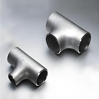 304 ASTM ANSI DN Taille 1/2 "-24" Inch Tuyau en T de réduction droit soudé bout à bout égal en acier inoxydable