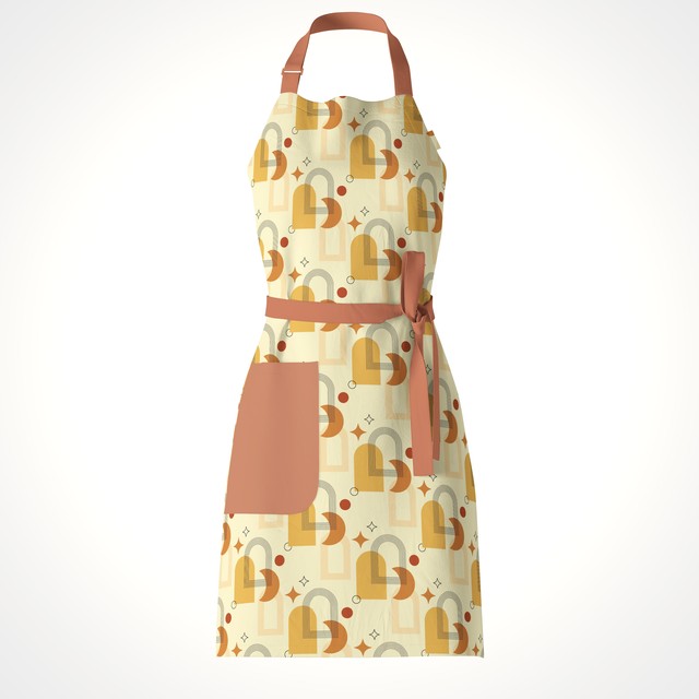 Adjustable Neck Strap Cotton Apron for Kitchen & BBQ Perfect for Cooking Baking Cleaning & Restaurant Use