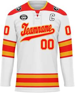 Uniforme de hockey sur glace unisexe respirant à séchage rapide Style de service OEM sur mesure pour vente en gros - Product Image 5